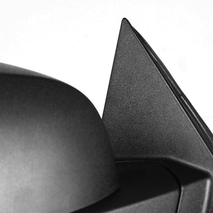 2007-2013 Chevrolet Silverado/GMC Sierra Matte Black Power Adjustable & Heated Side Mirror w/ LED Turn Arrow Signal & Puddle Light - Passenger Side Only