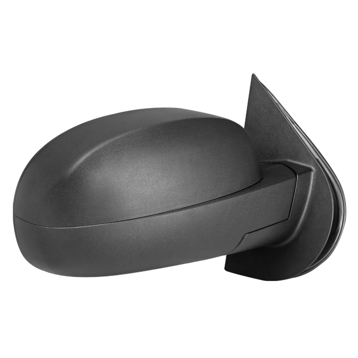 2007-2013 Chevrolet Silverado/GMC Sierra Matte Black Power Adjustable & Heated Side Mirror w/ LED Turn Arrow Signal & Puddle Light - Passenger Side Only