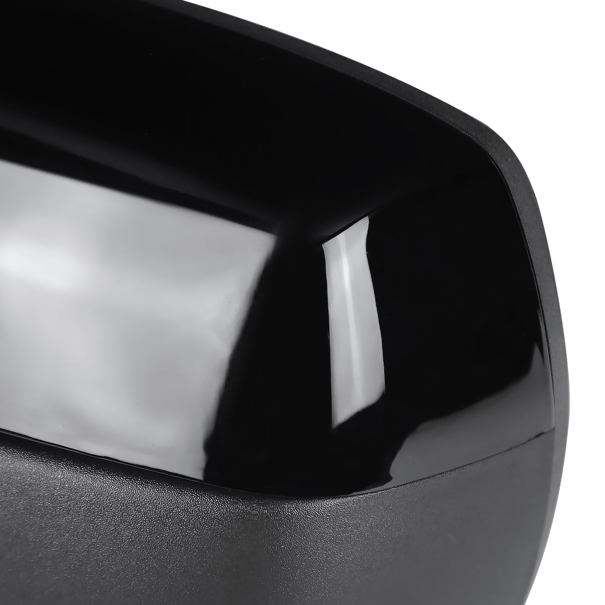 2014-2018 Chevrolet Silverado/GMC Sierra Glossy Black Power Adjustable & Heated Side Mirror w/ LED Puddle Light - Driver Side Only