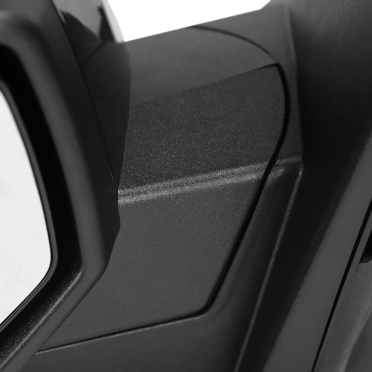 2014-2018 Chevrolet Silverado/GMC Sierra Glossy Black Power Adjustable & Heated Side Mirror w/ LED Puddle Light - Driver Side Only