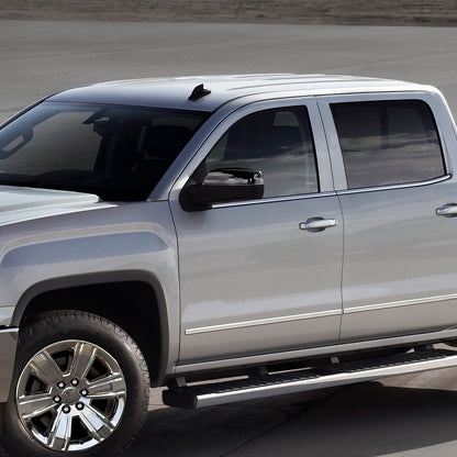 2014-2018 Chevrolet Silverado/GMC Sierra Glossy Black Power Adjustable & Heated Side Mirror w/ LED Puddle Light - Driver Side Only