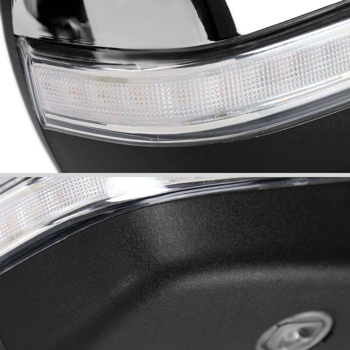 2014-2018 Chevrolet Silverado/GMC Sierra Chrome Power Adjustable, Auto-Fold, & Heated Side Mirror w/ LED Turn Signal & Puddle Light - Passenger Side Only