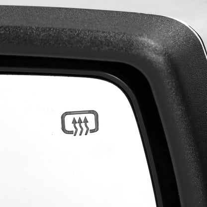 2014-2018 Chevrolet Silverado/GMC Sierra Chrome Power Adjustable & Heated Side Mirror w/ LED Puddle Light - Driver Side Only