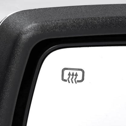 2014-2018 Chevrolet Silverado/GMC Sierra Chrome Power Adjustable & Heated Side Mirror w/ LED Puddle Light - Passenger Side Only