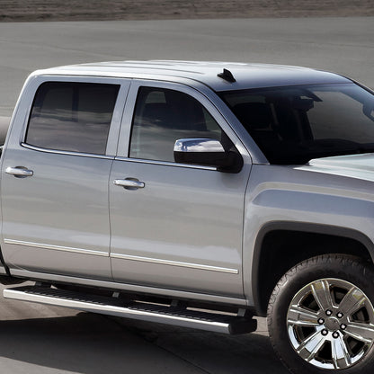 2014-2018 Chevrolet Silverado/GMC Sierra Chrome Power Adjustable & Heated Side Mirror w/ LED Puddle Light - Passenger Side Only