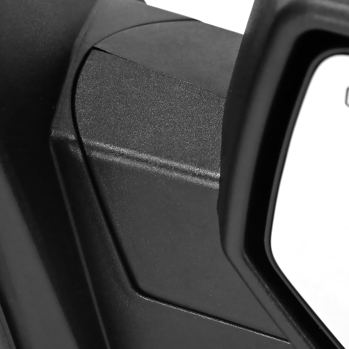 2014-2018 Chevrolet Silverado/GMC Sierra Matte Black Power Adjustable, Heated Side Mirror w/ LED Puddle Light - Passenger Side Only