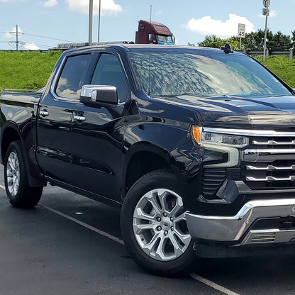 2019-2026 Chevrolet Silverado 1500 Chrome Power Adjustable, Auto-Fold, BSD & Heated Side Mirror w/ LED Puddle and Turn Signal Light - Passenger Side Only