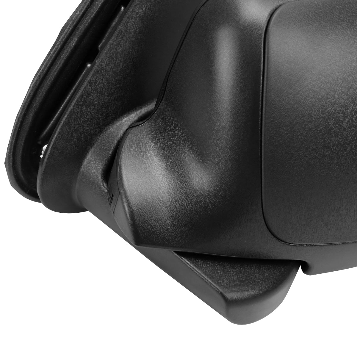 1999-2002 Chevrolet Silverado/Tahoe/Suburban GMC Sierra/Yukon Manually Adjustable Matte Black Left/Driver Side Mirror