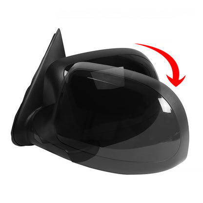 1999-2002 Chevrolet Silverado/Tahoe/Suburban GMC Sierra/Yukon Black Manual Adjustable Side Mirror - Driver Side Only