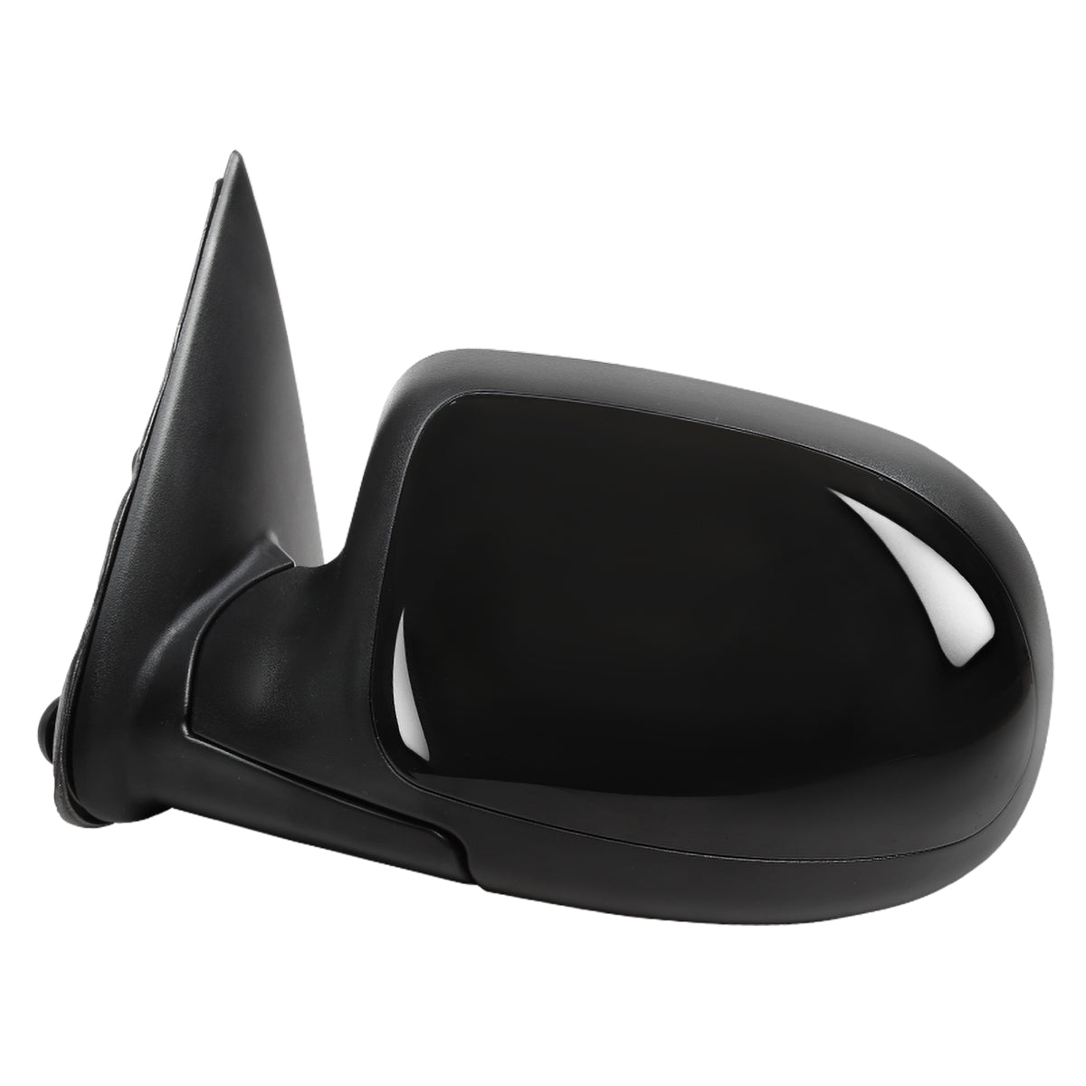 1999-2002 Chevrolet Silverado/Tahoe/Suburban GMC Sierra/Yukon Black Manual Adjustable Side Mirror - Driver Side Only