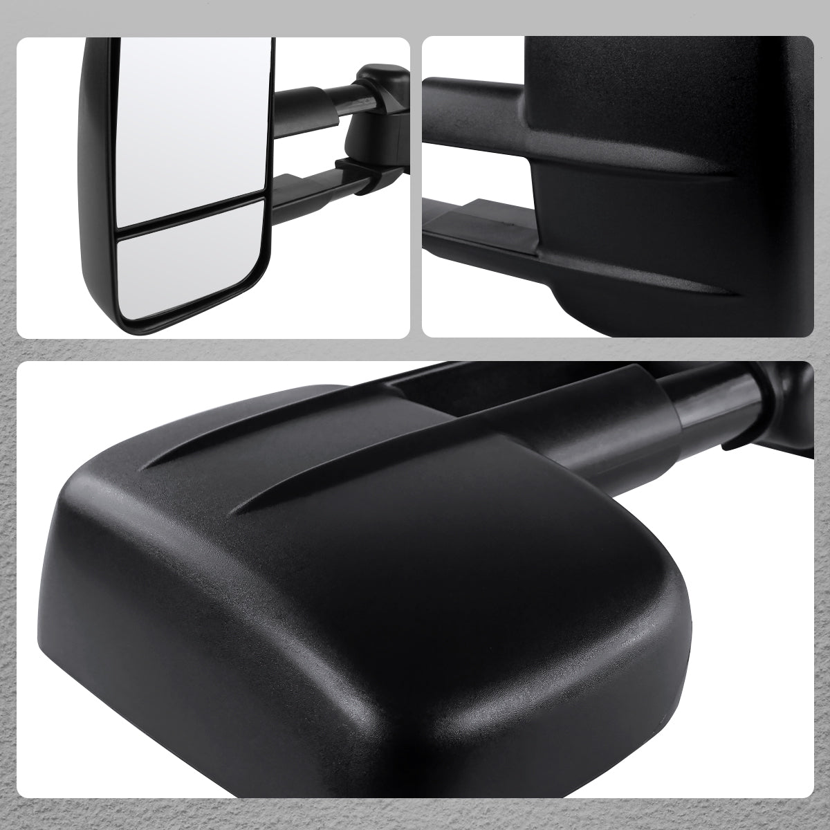 1988-2002 Chevrolet C/K C3500/Tahoe GMC Yukon/Suburban Manual Adjustable & Extendable Towing Mirrors