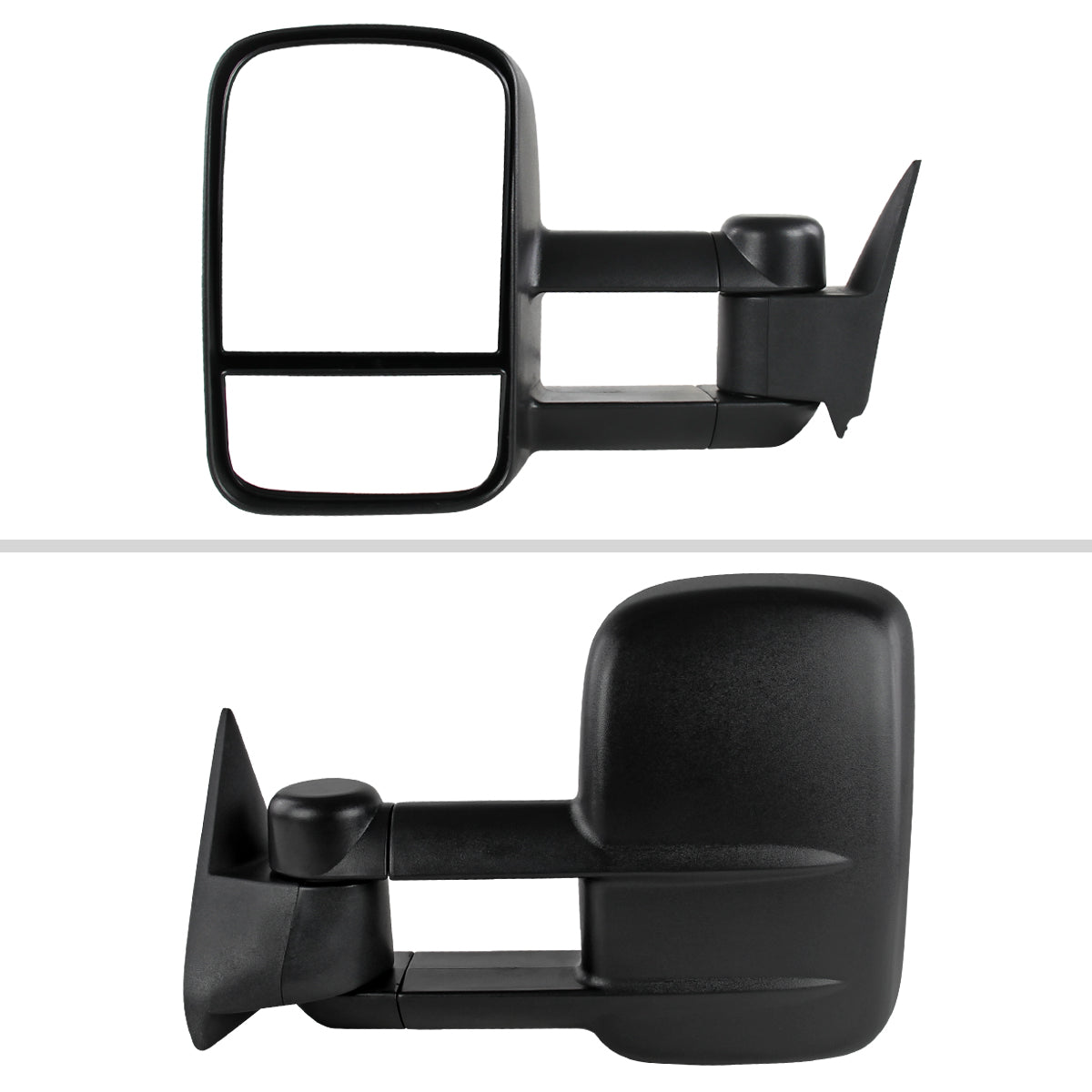 1988-2002 Chevrolet C/K C3500/Tahoe GMC Yukon/Suburban Power Adjustable & Manual Extendable Towing Mirrors