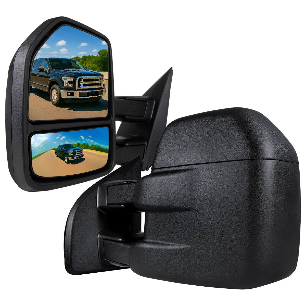 2015-2020 Ford F-150 Manual Adjustable & Extendable Towing Mirrors