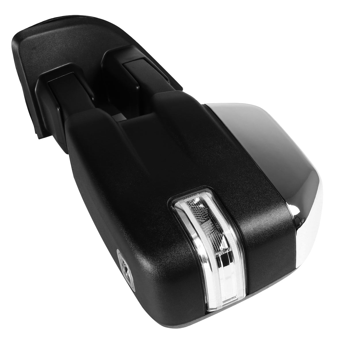 2015-2020 Ford F-150 Power Adjustable, Heated, & Manual Extendable Chrome Towing Mirrors w/ Sequential LED Signal, Puddle, & Auxiliary Lights