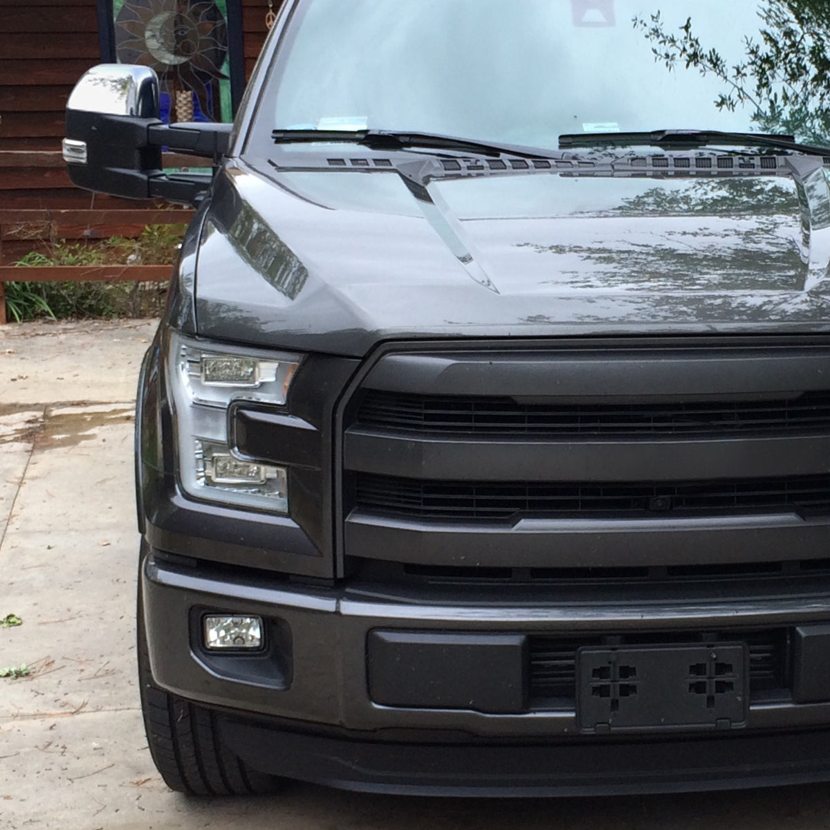 2015-2020 Ford F-150 Power Adjustable, Heated, & Manual Extendable Chrome Towing Mirrors w/ Sequential LED Signal, Puddle, & Auxiliary Lights