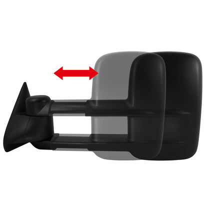 1997-2004 Ford F-150 Regular/Super Cab Manual Adjustable & Extendable Towing Mirrors