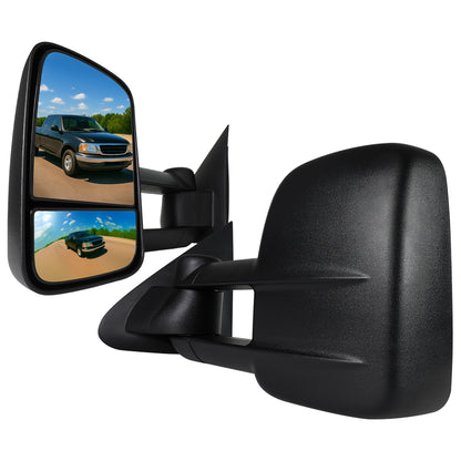 1997-2004 Ford F-150 Regular/Super Cab Power Adjustable & Manual Extendable Towing Mirrors