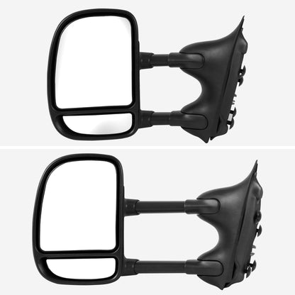 1999-2016 Ford F-250/F-350/F-450/F-550 Manual Adjustable & Extendable Towing Mirrors