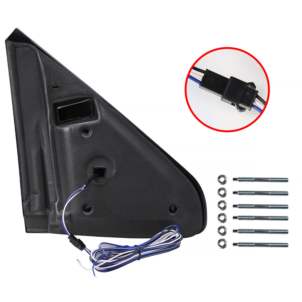 2002-2009 Dodge RAM 1500/2500/3500 Manual Adjustable & Foldable Side Mirrors w/ LED Turn Signal & Puddle Lights