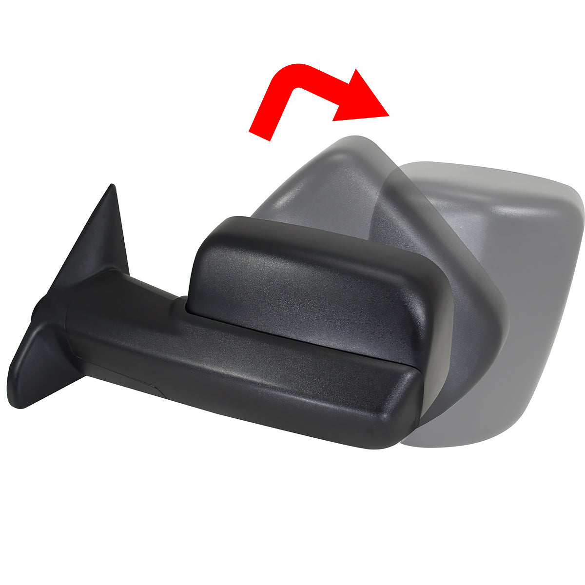 2009-2012 Dodge RAM 1500 Power Adjustable, Heated, & Manual Extendable Towing Mirrors