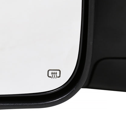 2009-2012 Dodge RAM 1500 Power Adjustable, Heated, & Manual Extendable Towing Mirrors w/ Clear Lens LED Turn Signal & Puddle Lights