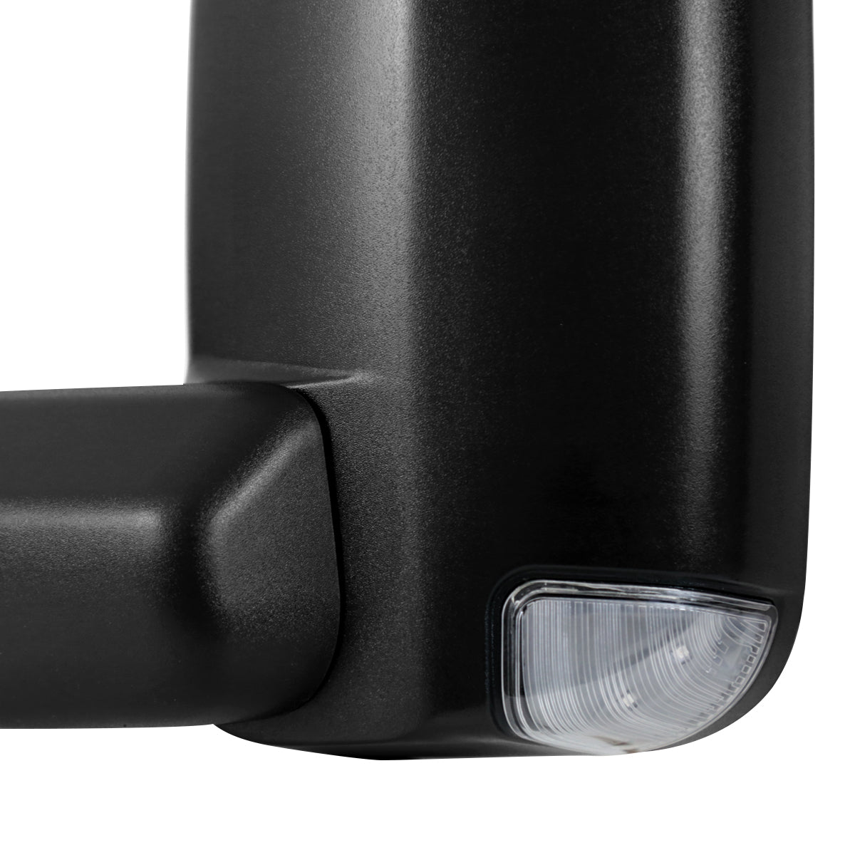 2013-2015 Dodge RAM Power Adjustable, Heated, & Manual Extendable Towing Mirrors w/ Clear Lens LED Turn Signal & Puddle Lights