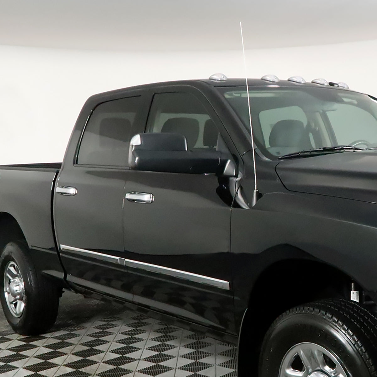 2013-2015 Dodge RAM Power Adjustable, Heated, & Manual Extendable Towing Mirrors w/ Clear Lens LED Turn Signal & Puddle Lights