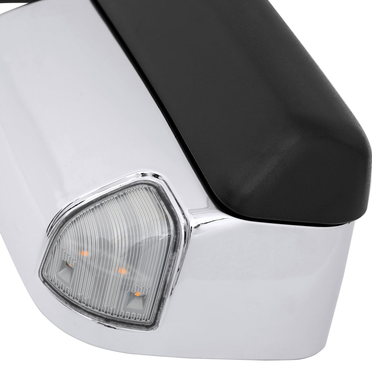 2019-2022 Ram 2500 3500 Chrome Power Adjustable, Auto-Fold, BSD & Heated Side Mirror w/ LED Puddle and Turn Signal Light - Passenger Side Only