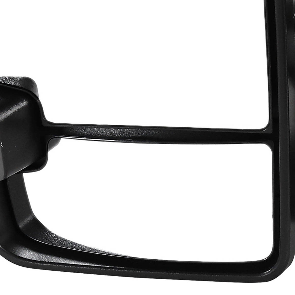2014-2018 Chevrolet Silverado/ GMC Sierra Power Adjustable, Folding, Heated, & Manual Extendable Black Side Mirrors w/ Amber Lens LED Turn Signal & Clearance Lights