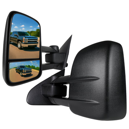 2014-2018 Chevrolet Silverado/GMC Sierra Power Heated Manual Extendable Towing Mirrors