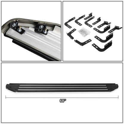 2010-2016 Toyota 4Runner 6" Aluminum Running Boards Black