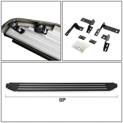 Toyota RAV4 6 Inch Aluminum Running Boards - Black