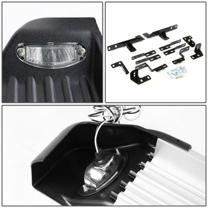 2008-2013 Toyota Highlander LED Running Boards Aluminum Black