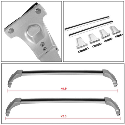 2017-2019 Cadillac XT5 Roof Rack Cross Bars - Silver