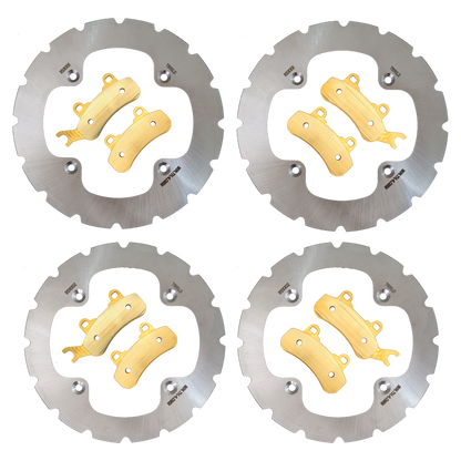 Can-Am Defender MAX 6-Seater/PRO/6x6 HD10/HD9/HD8/HD7 2016-2026 Ridge Rider Rotor and Pad Kit