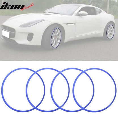 17 inch Blue Heavy Duty Wheel Guard Rim Protecting Trim