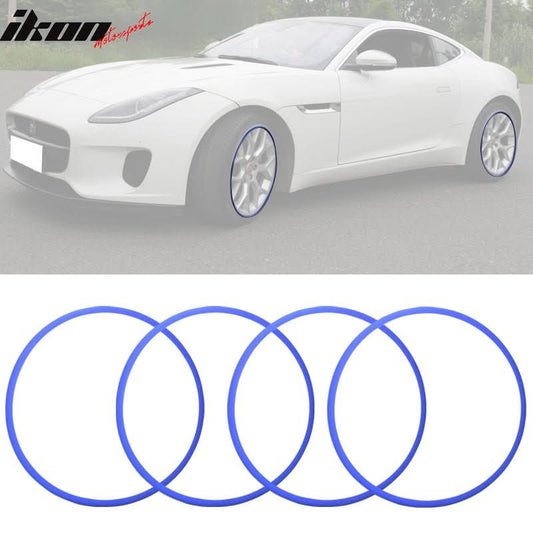 17 inch Blue Heavy Duty Wheel Guard Rim Protecting Trim