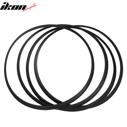 Heavy Duty Wheel Guard Rim Protecting Trim 20in Black