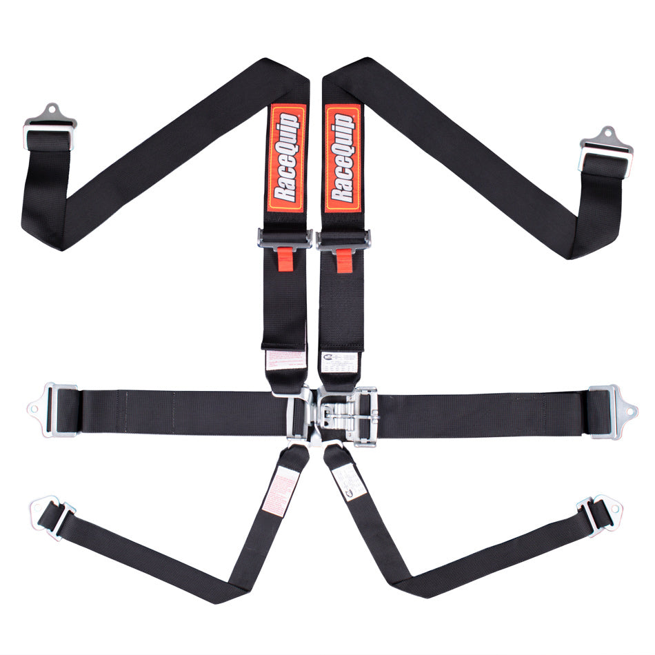 LATCH & LOCK 6PT HARNESS BLK