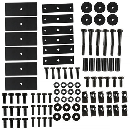 2010-2019 Ford Transit/Nissan NV Glossy Black Steel 3 Bar Roof Ladder Racks