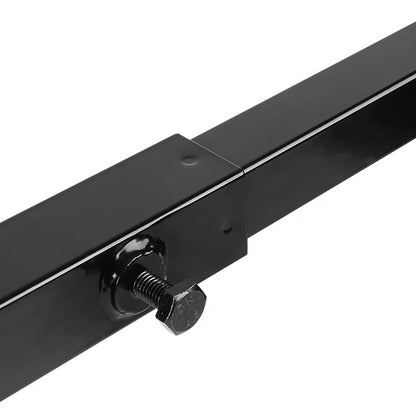 1999-2024 Chevrolet Express/ GMC Savana/ Ford E Series Glossy Black Steel 3-Bar Roof Ladder Racks