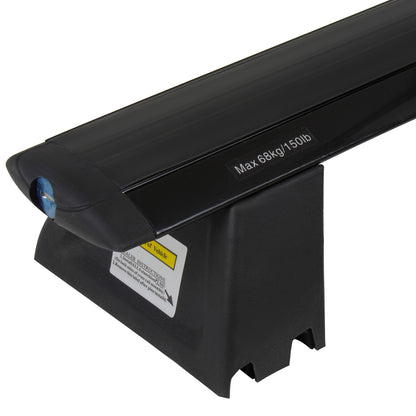 2011-2018 Jeep Grand Cherokee Black Aluminum Roof Rack Bars