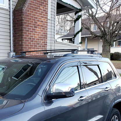 2011-2018 Jeep Grand Cherokee Black Aluminum Roof Rack Bars