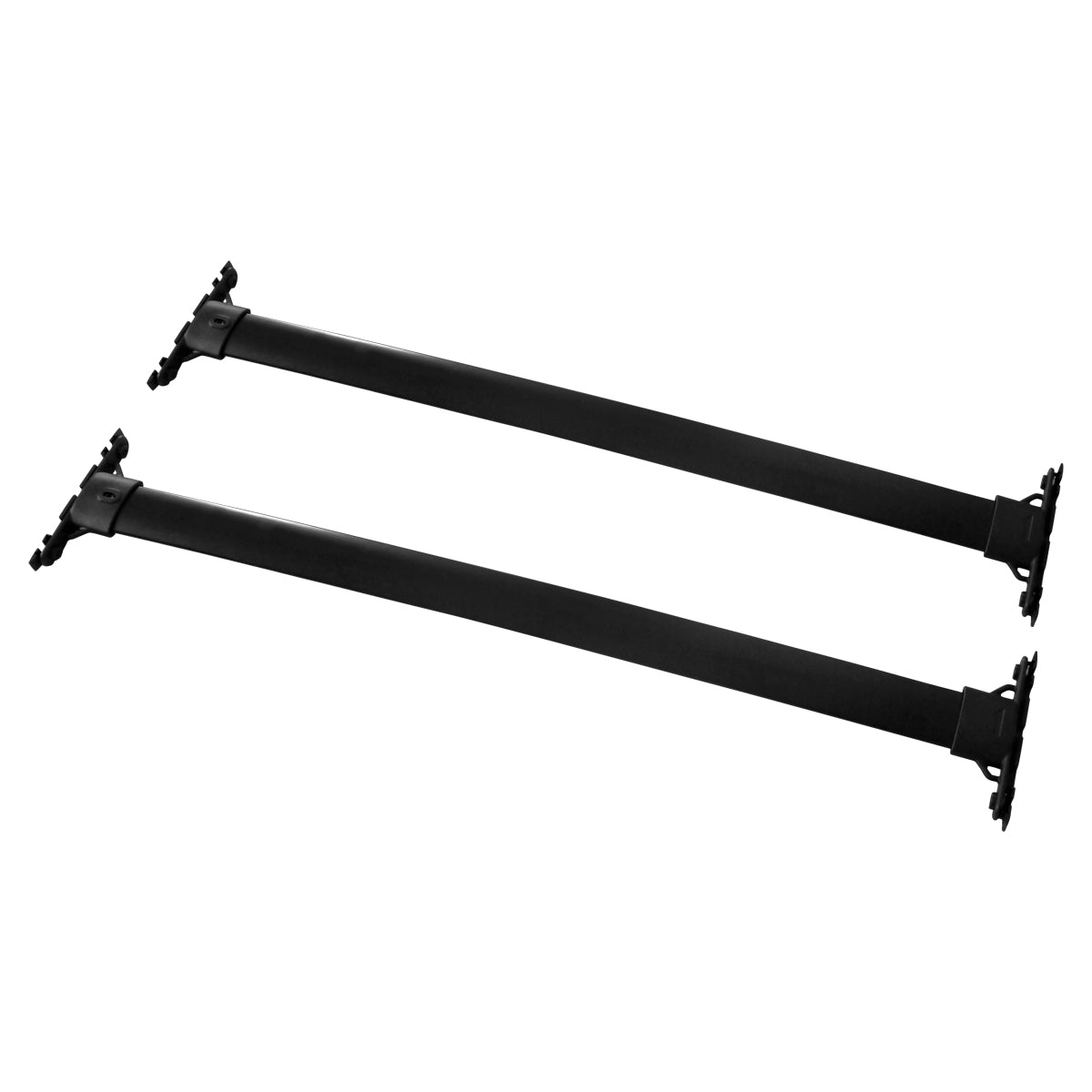 2008-2013 Toyota Highlander Black Powder Coated Aluminum Roof Rack Cross Bars