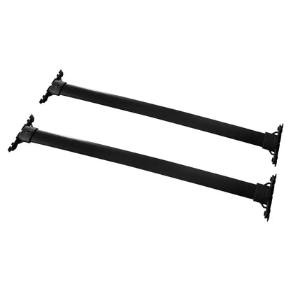 2008-2013 Toyota Highlander Black Powder Coated Aluminum Roof Rack Cross Bars
