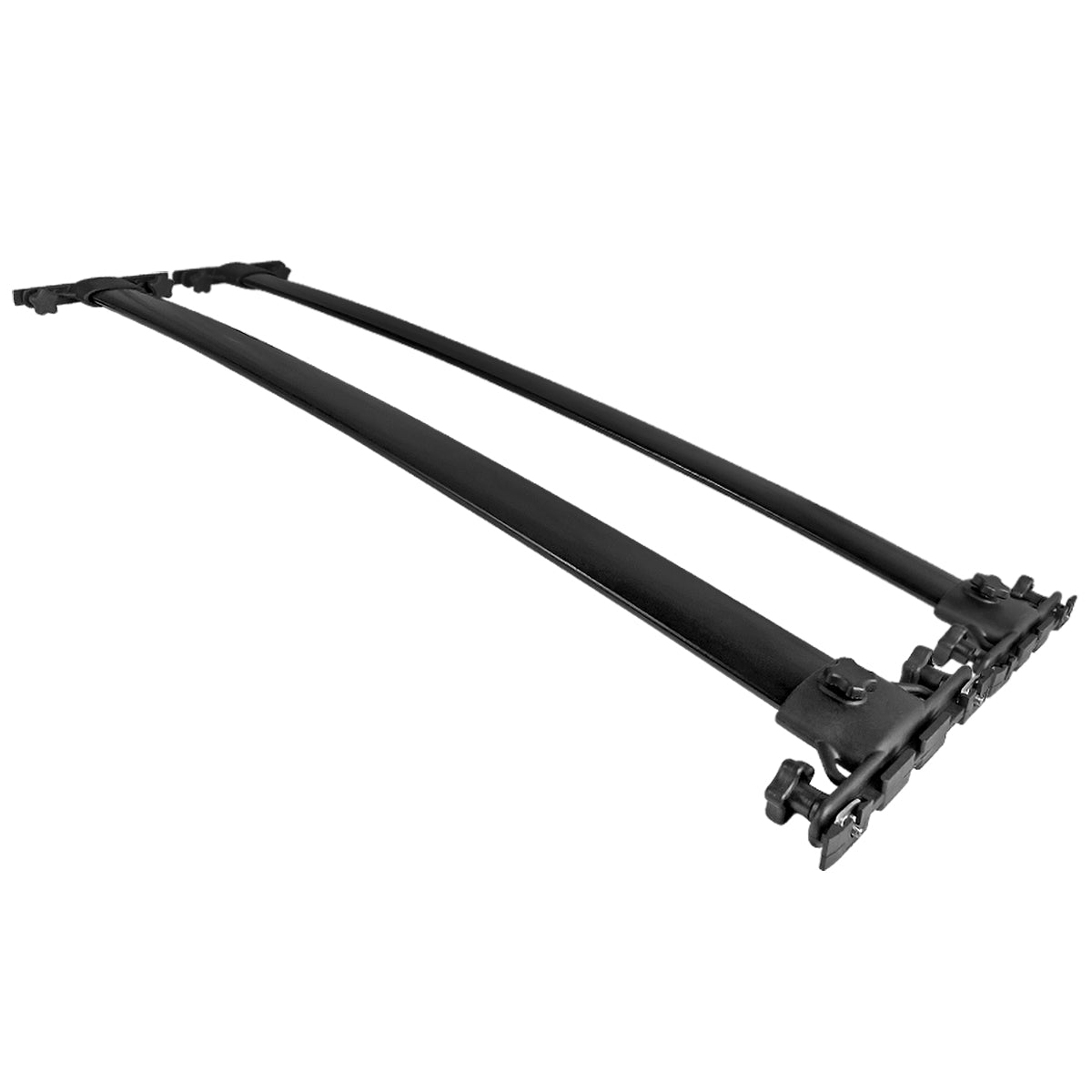 2008-2013 Toyota Highlander Black Powder Coated Aluminum Roof Rack Cross Bars