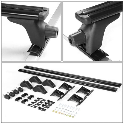 Universal Aluminum Aero Roof Rack Crossbar - 50" - Black