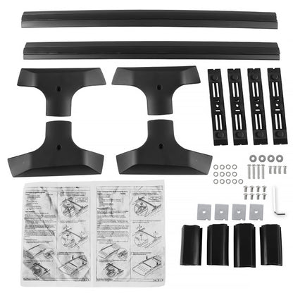 2009-2017 Chevrolet Traverse Black Aluminum Roof Rack Cross Bars