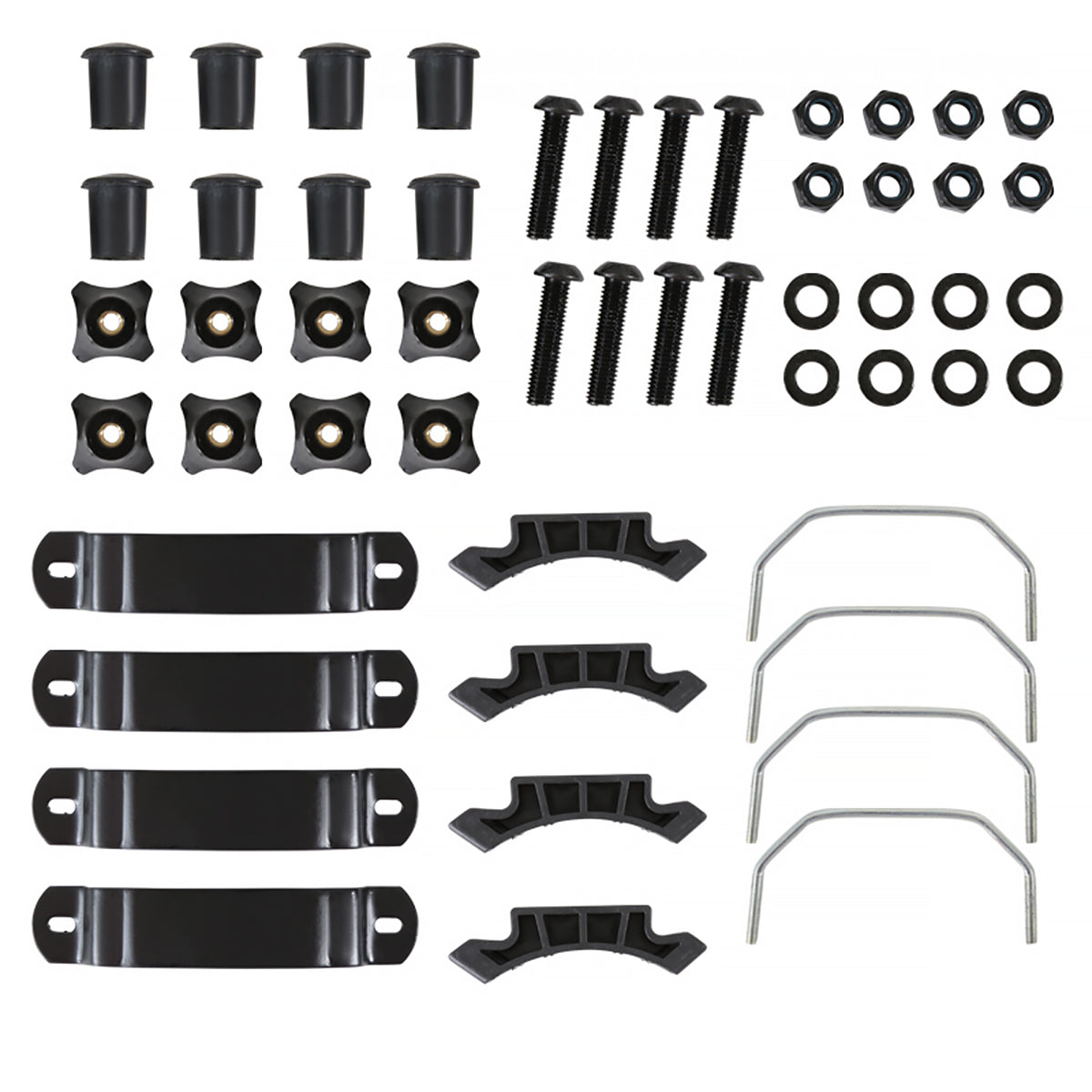 Universal Black Roof Rack Cargo Carrier w/ Extendable Luggage Hold Basket
