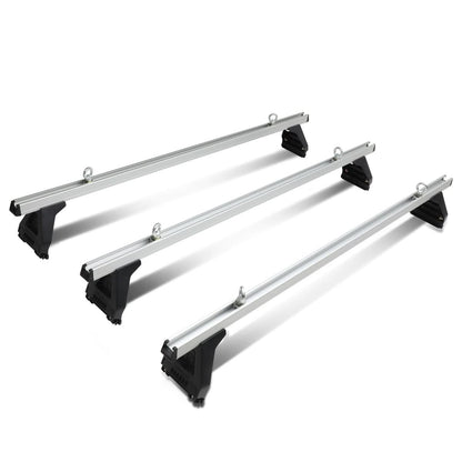 Universal 58" Aluminum Roof Rack Kit - Silver